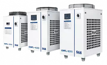 Чиллер для охлаждения оптоволоконных лазеров S&amp;A CWFL-4000 | Лазер Гуру